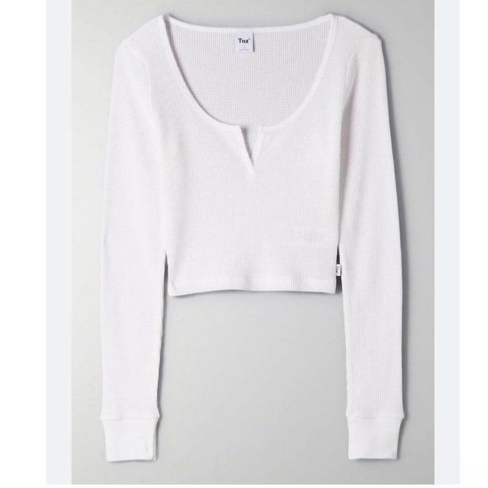 Aritzia Tna 
Waffle Scoopneck Longsleeve